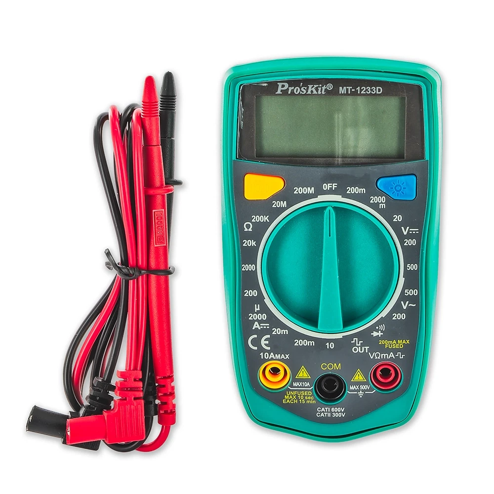 Digital-Multimeter V/Ohm/A bis: 500V/10A