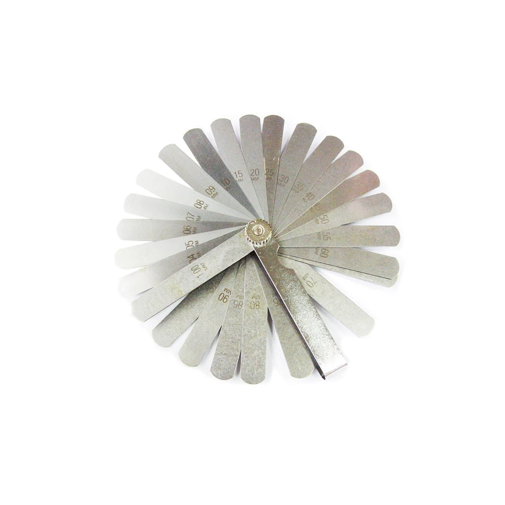 Blattlehre 0.04-1.00mm für Ventilspielkontrolle (25-teilig)
