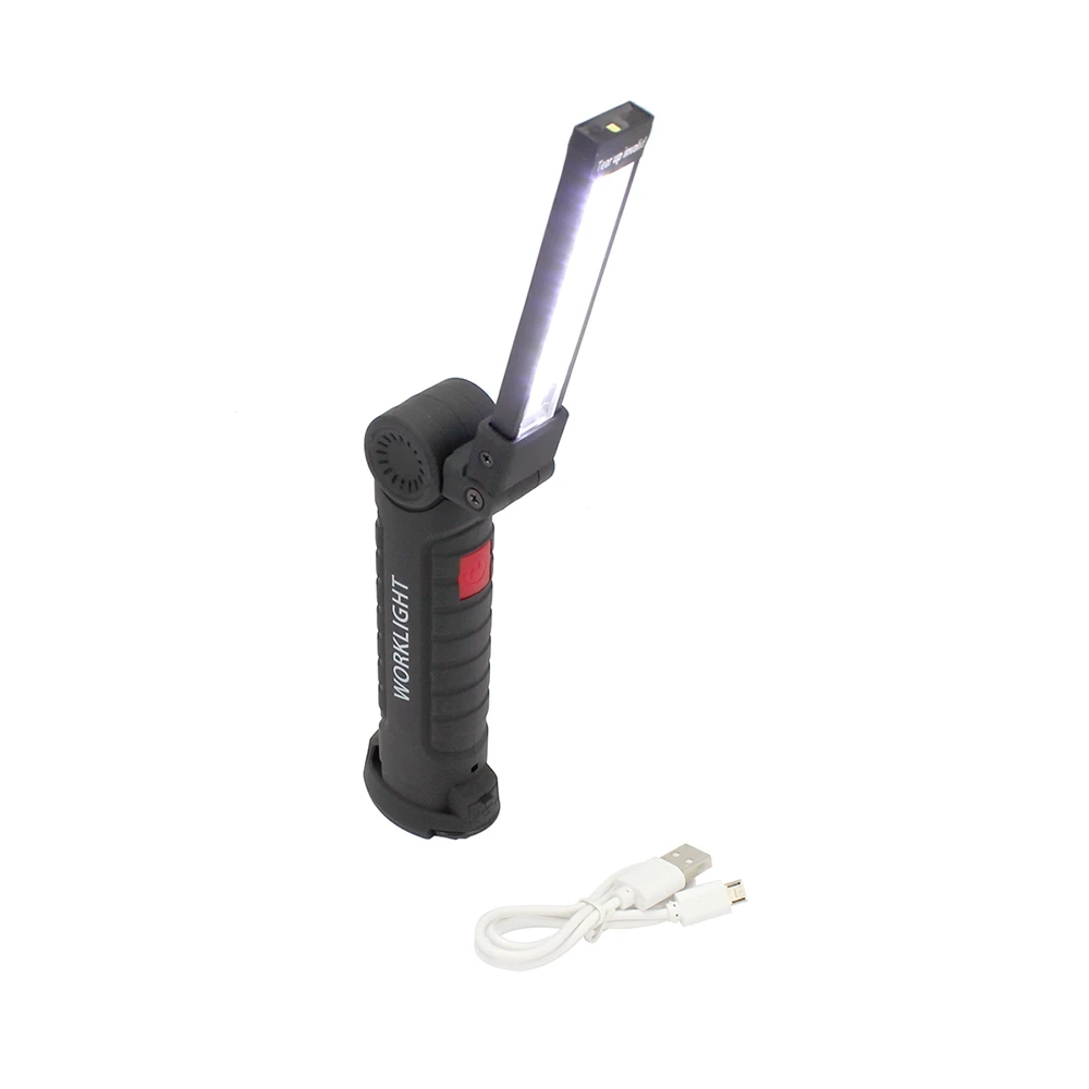 Hand- Werkstattleuchte 5W COB LED mit Akku und Ladekabel