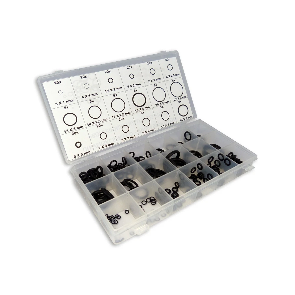 O-Ring-Sortiment 3-22mm (225 Stück)