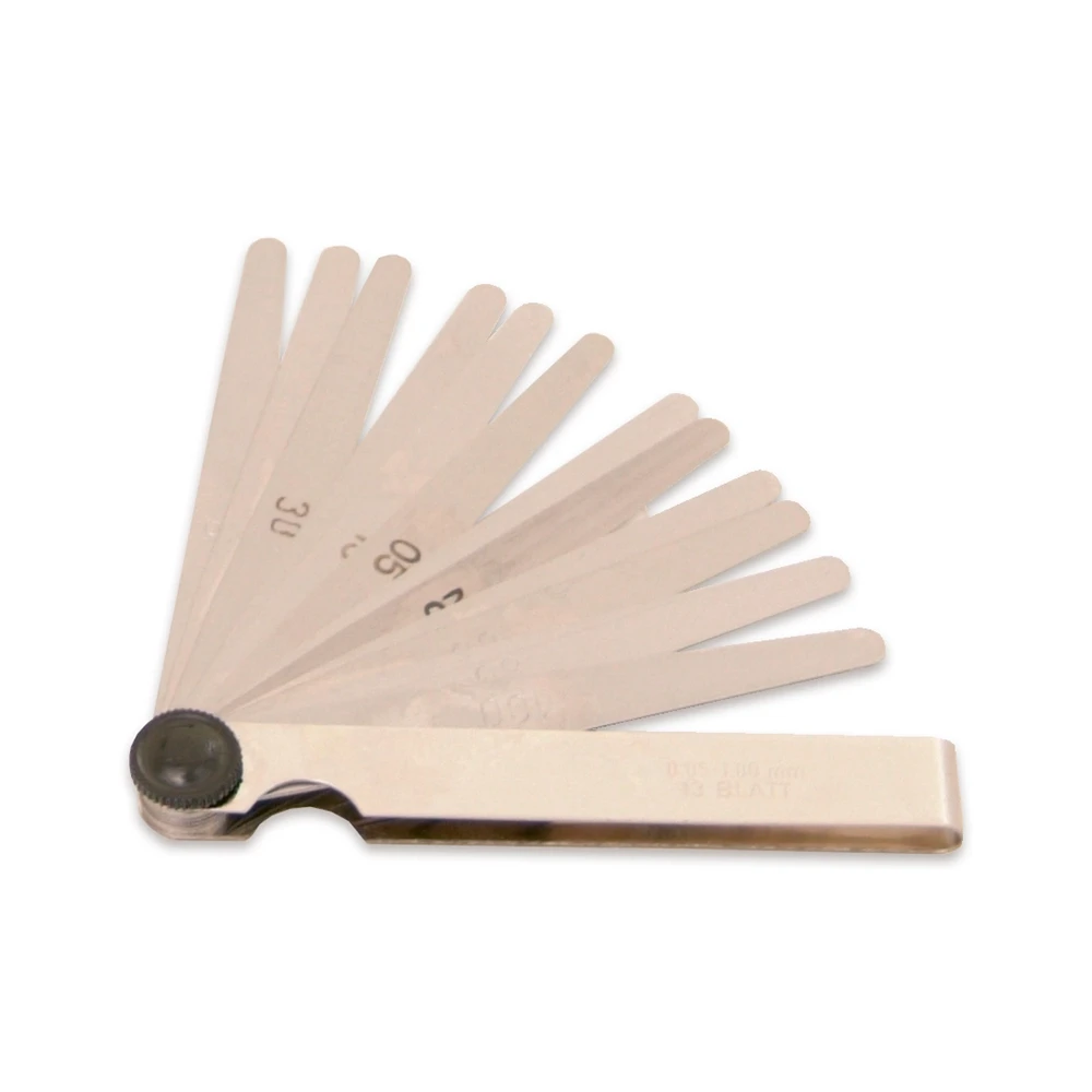 Blattlehre 0.05-1.00mm 13 Teilig 