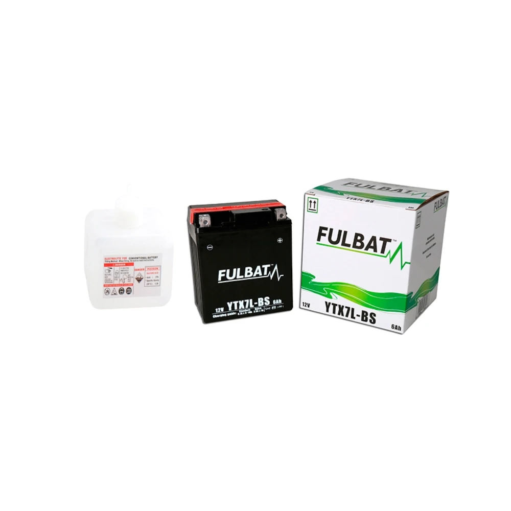 Batterie YTX7L-BS FULBAT mit Säurepaket FTX7L-BS