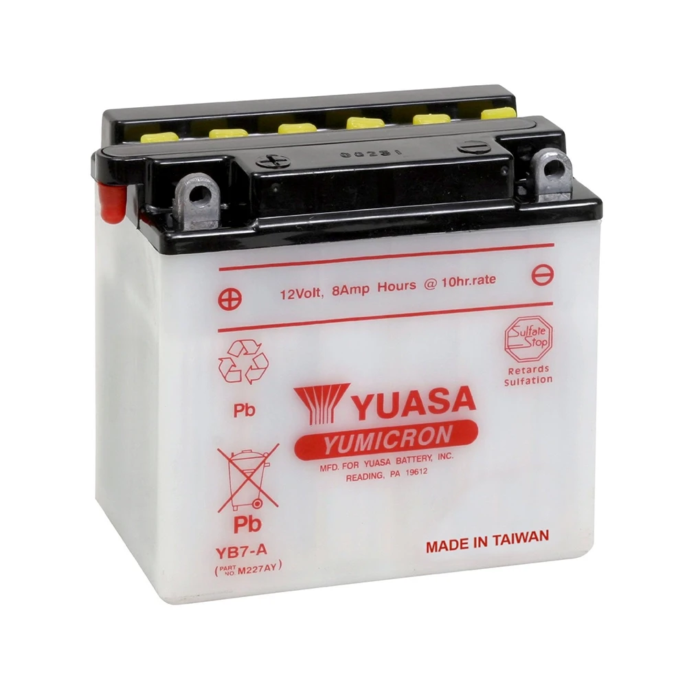 Batterie YB7-A  Yuasa offen ohne Säure