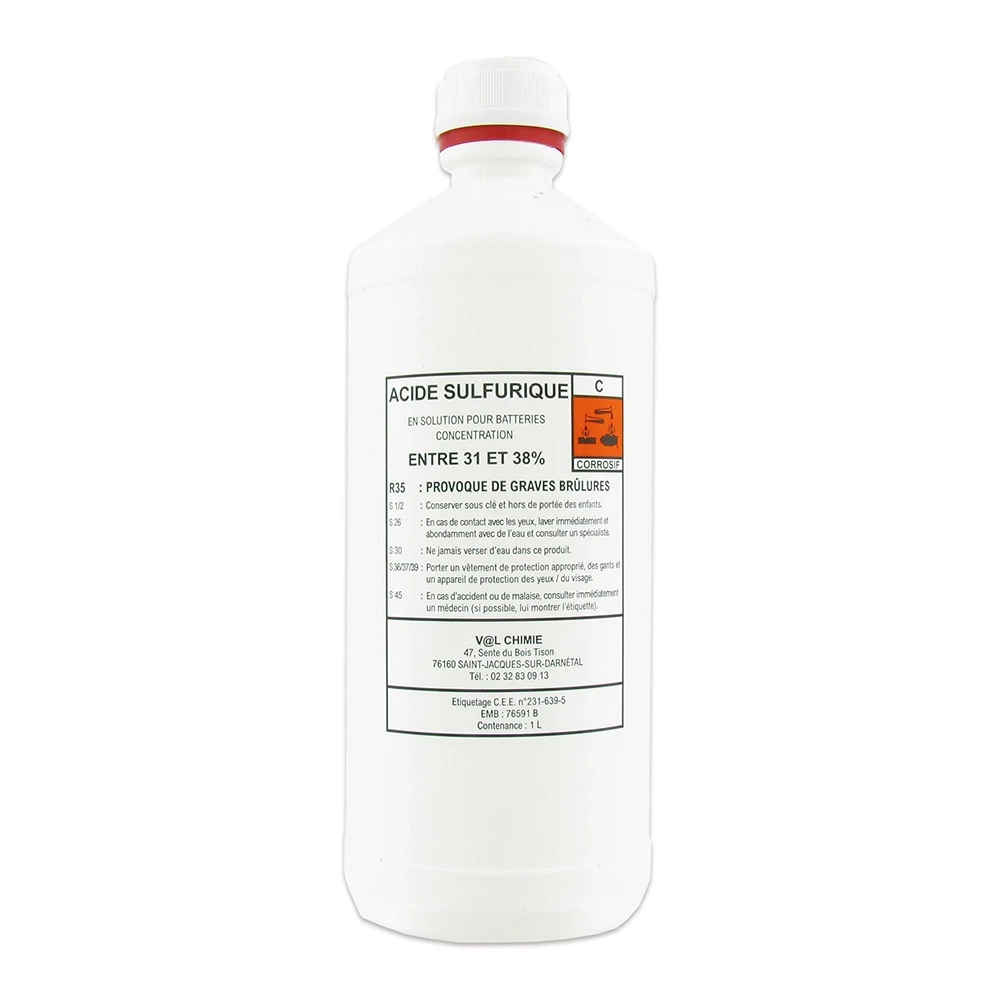 Batterieflüssigkeit / Batteriesäure (37,4%) 1 Liter