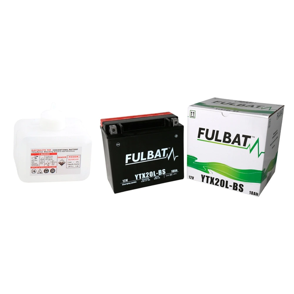 Batterie YTX20L-BS FULBAT mit Säurepaket FTX20L-BS