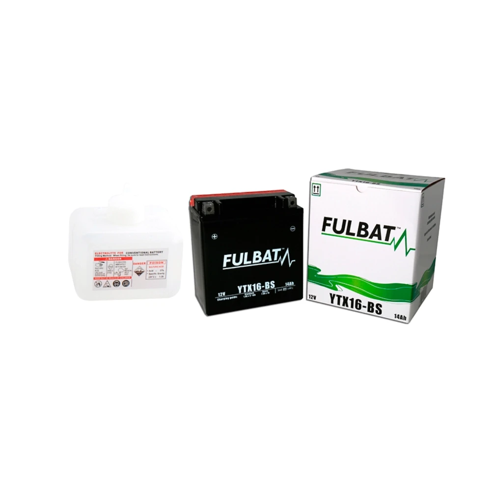 Batterie YTX16-BS FULBAT mit Säurepaket FTX16-BS