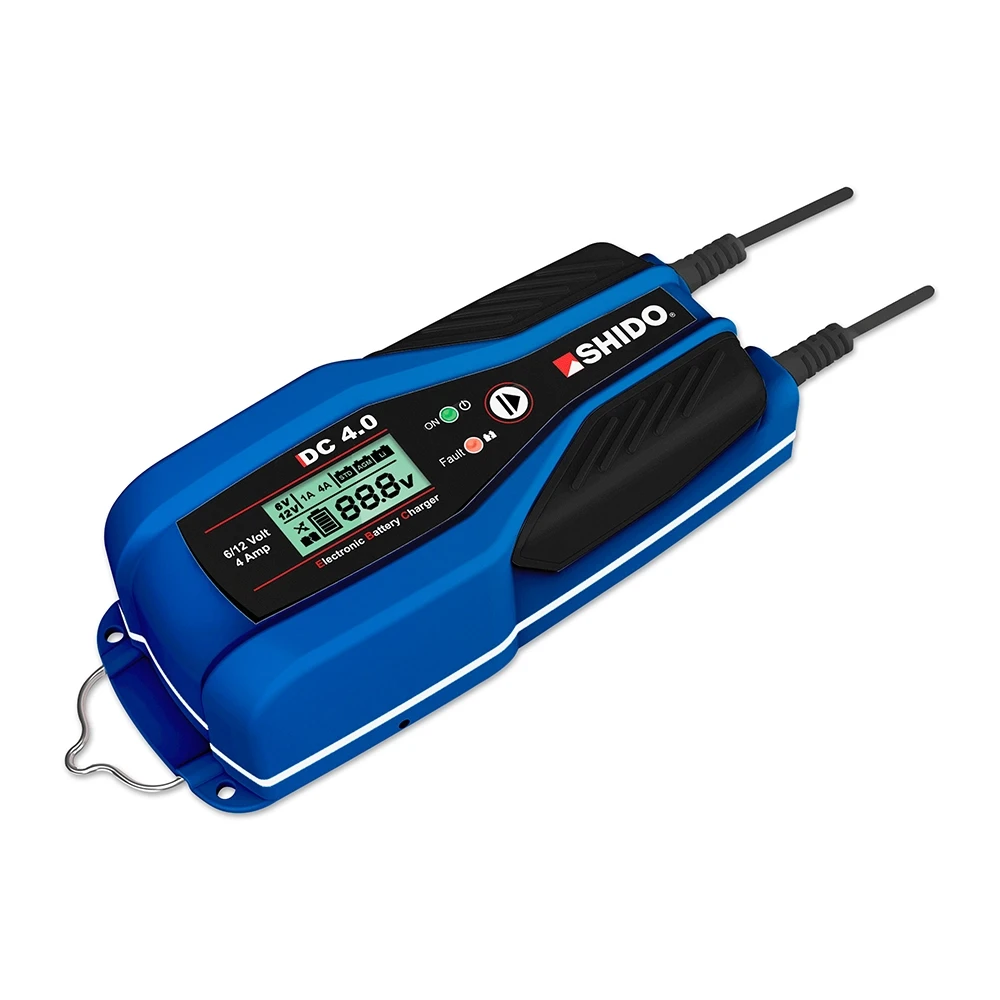 Batterieladegerät SHIDO DC4 6+12V 1+4A Autom. Lithium-Blei-Säure