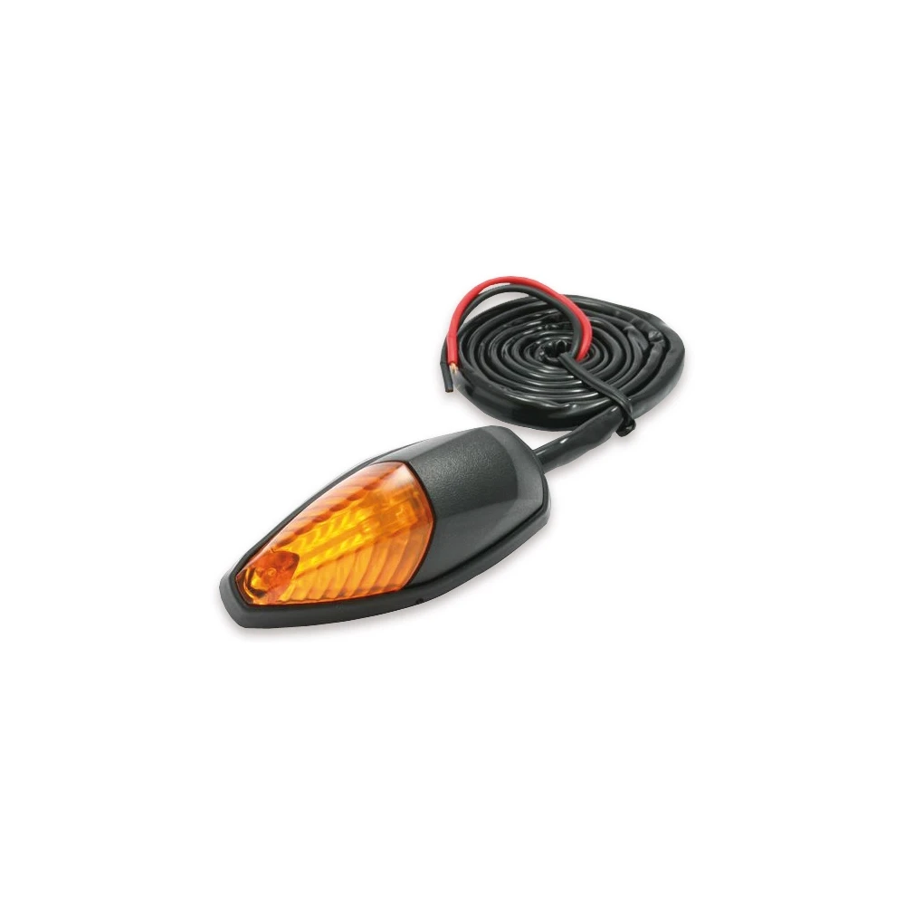 Blinkerset flach LED schwarz/orange (Paar) NETTOPREIS