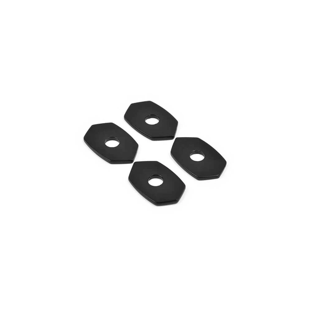Blinkeradapterplatten HIGHSIDER INDY SPACER Alu div. Kawasaki Modelle schwarz