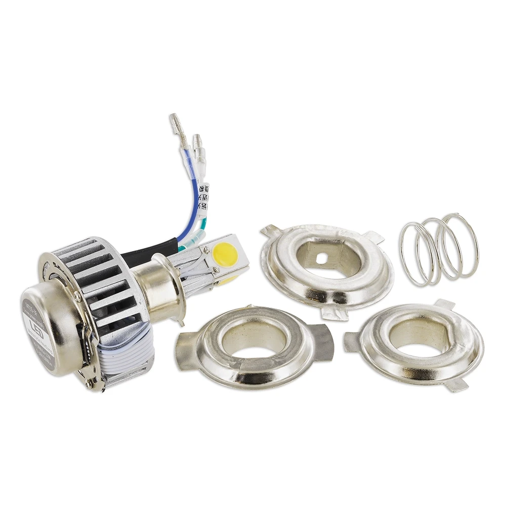 LED-Scheinwerfereinsatz 6V, 12V, 24V, Sockel H4+BA20d+P15d-25-1