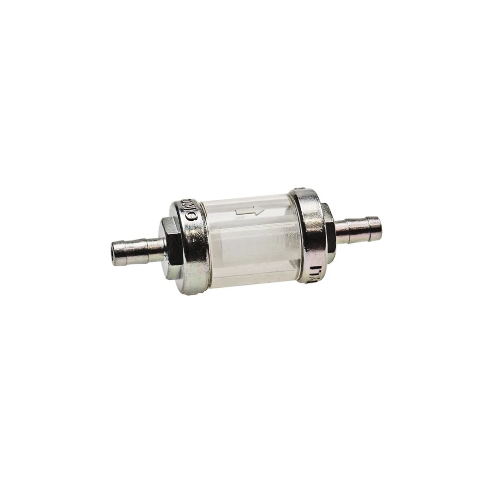 Benzinfilter chrom (Ø 6mm) demontierbar