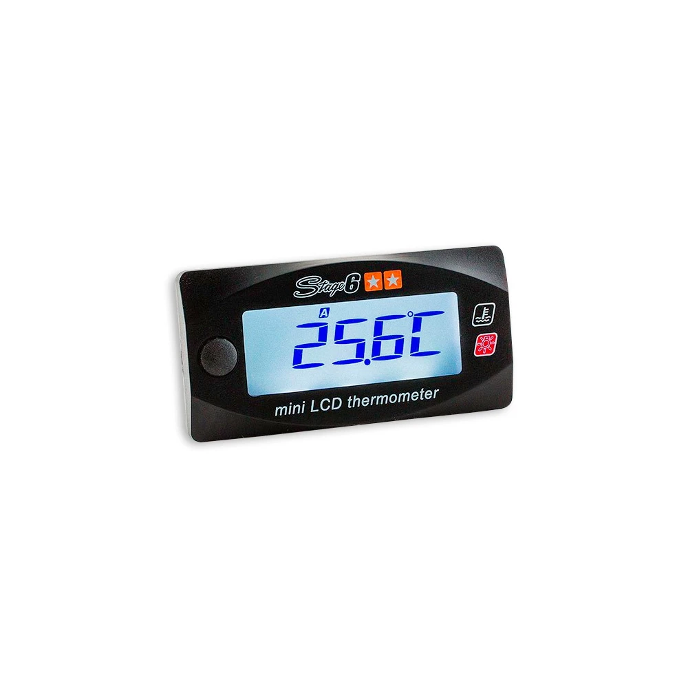 Thermometer/Temperaturmesser mini 0-120°C Stage6 MKII schwarz