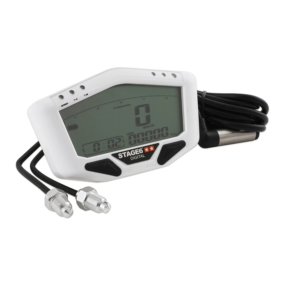 Tachometer Stage6 weiss line digital Display