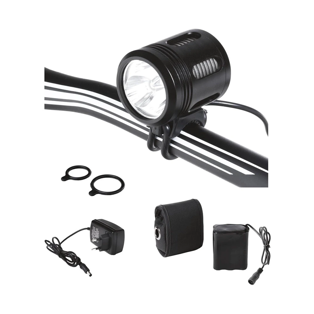 Scheinwerfer LED HELIOS 3000 Lumen, 3 CREE LEDs, 4 Modi, aufladbar