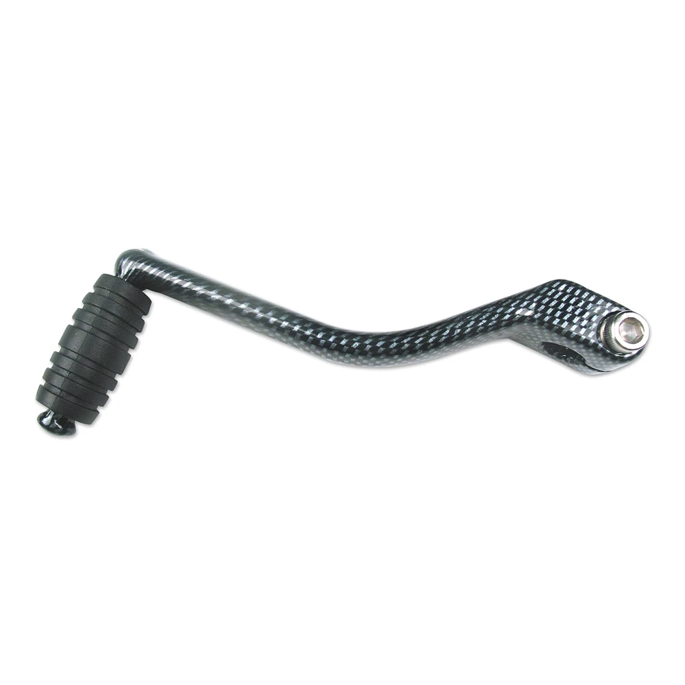 Schalthebel Alu Derbi Senda Carbon-Look mit Gummi
