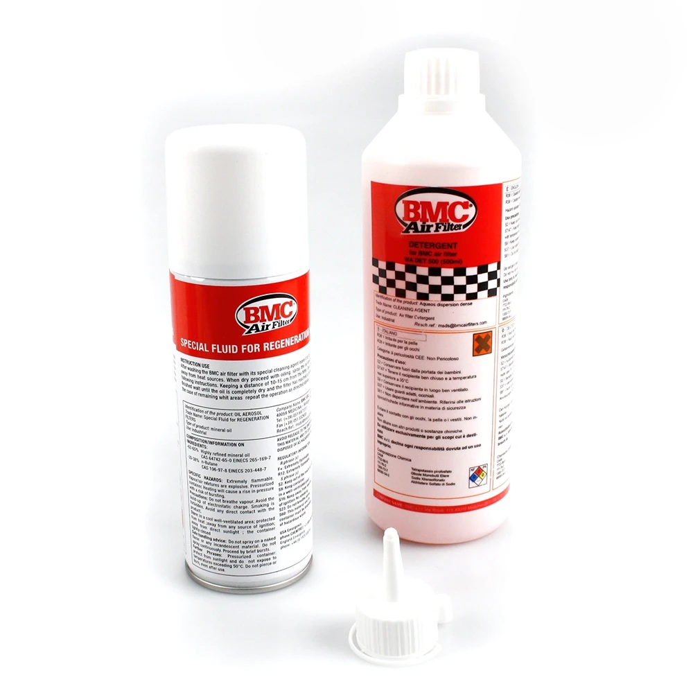 Wartungsset BMC Kit besteht aus Reiniger 500ml und Oelspray 250ml