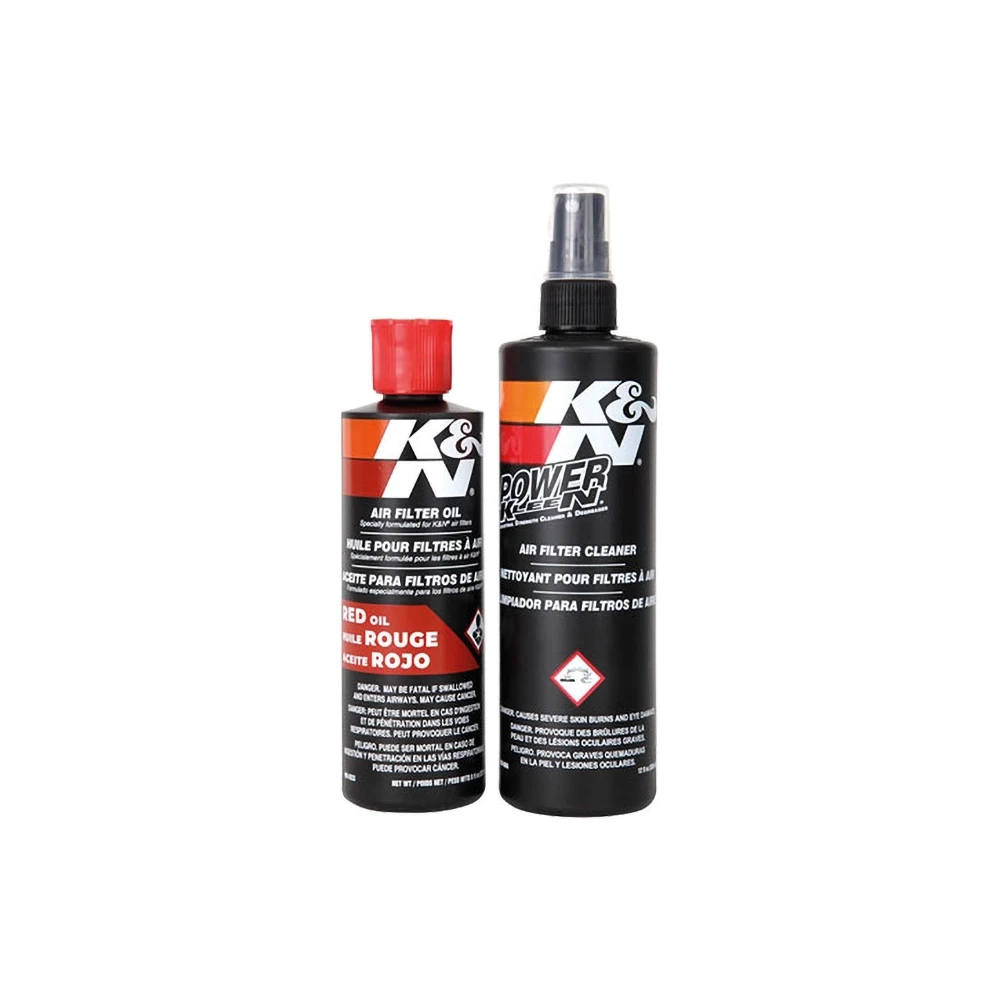 Wartungsset *K&N* Kit besteht aus Reiniger 354ml und Oel 236ml