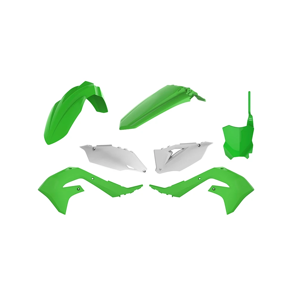 Verkleidungskit grün-weiss OEM Kawasaki KX450F 2019 ->