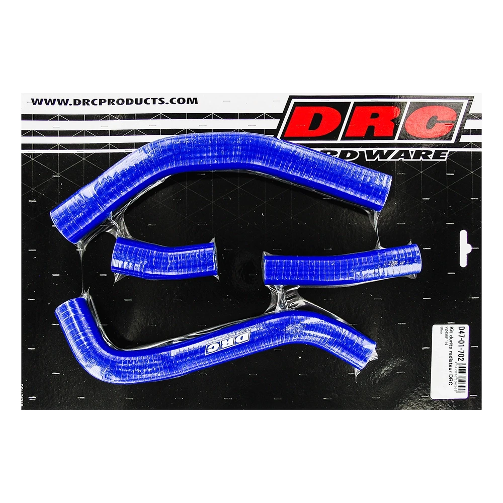 Kühlerschlauch-Kit Silikon Yamaha YZ 450 F 14-18 blau