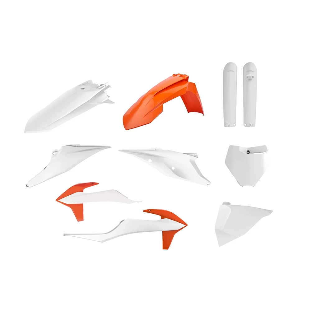 Verschalungskit weiss/orange OEM (BD) KTM SX, SX-F 19 ->