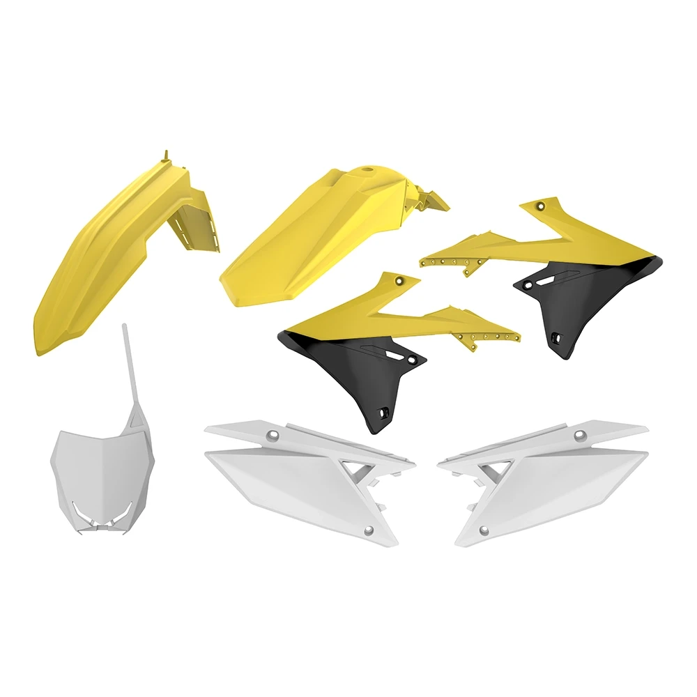 Verkleidungskit gelb-weiss-schwarz Suzuki RMZ 450 2018 ->