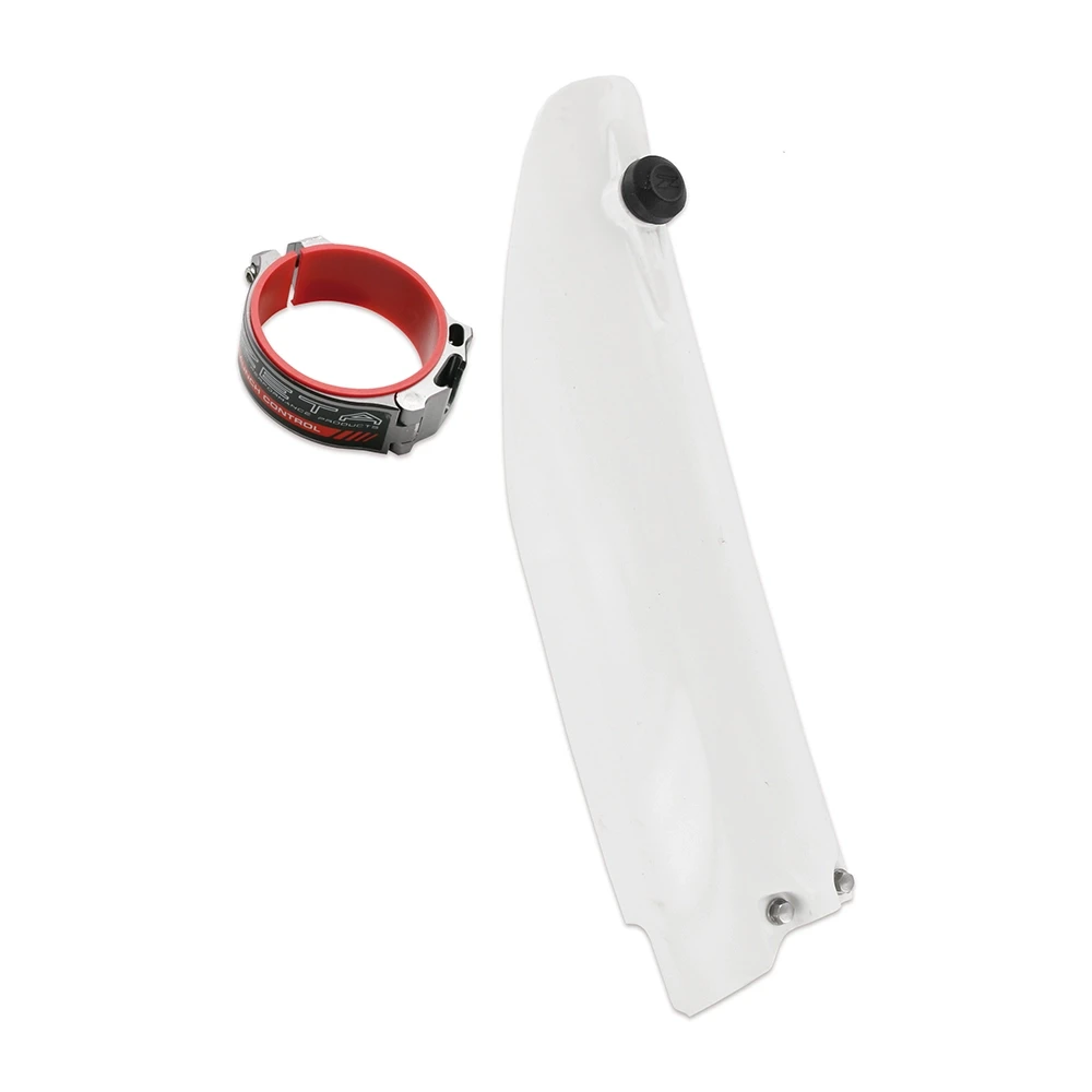 Gabelschutz mit Starthilfe weiss Suzuki