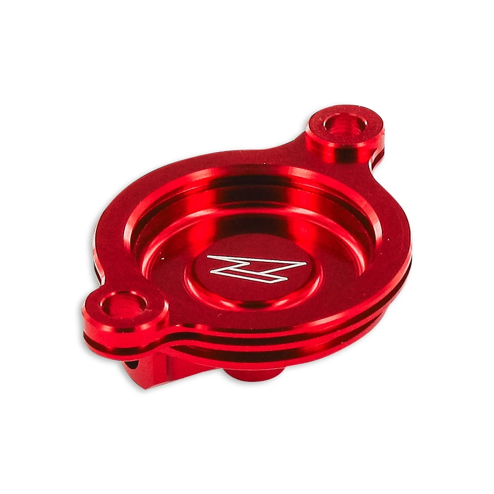 Abdeckung Oelfilter ZETA Alu Honda CRF 450 R/X 17-> rot