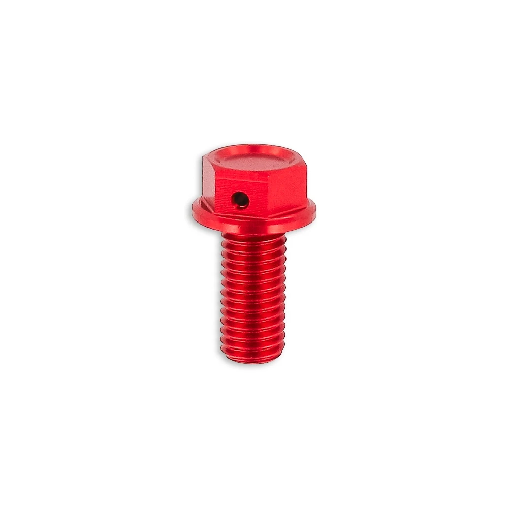 Oelablassschraube mit Magnet ZETA Alu Kawasaki M12x1.5 rot