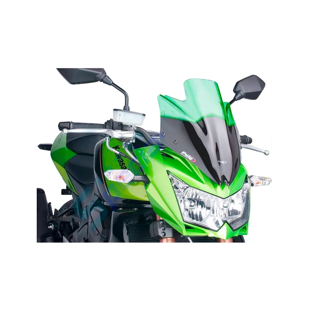 Windschutzscheibe Puig Sport grün Kawasaki Z750 2007 -> 