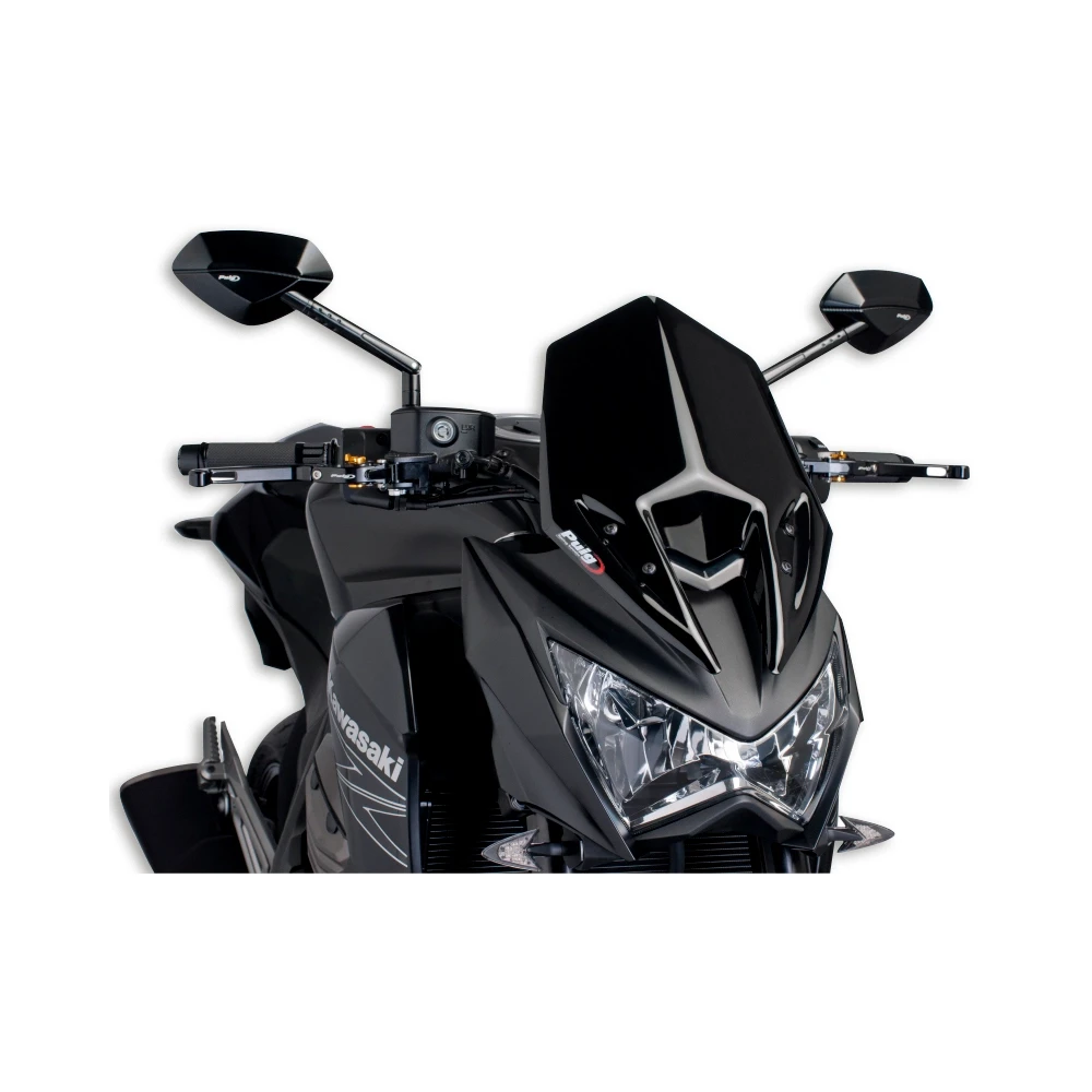 Windschutzscheibe Puig Sport schwarz Kawasaki Z800 13 ->