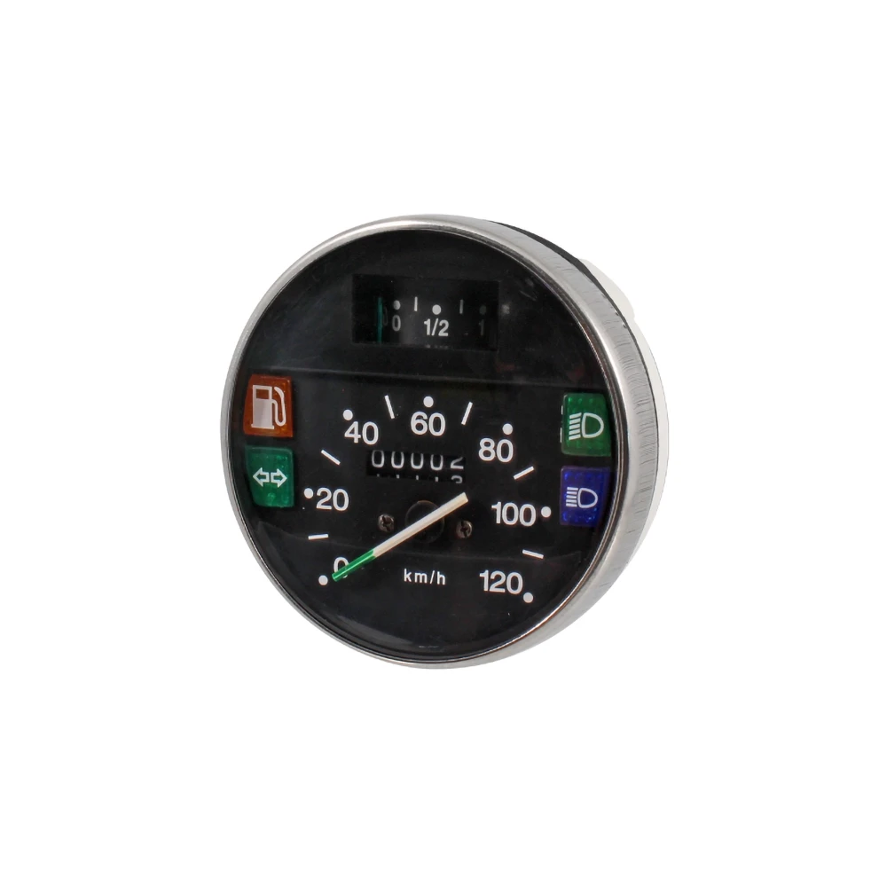 Tacho Piaggio Vespa PK50/80 S Lusso, PK 100, PK/PX 125/150, 0-120Km/h weiss