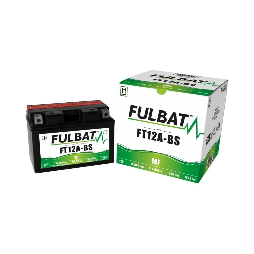 Batterie YT12A-BS FULBAT mit Säurepaket  FT12A-BS