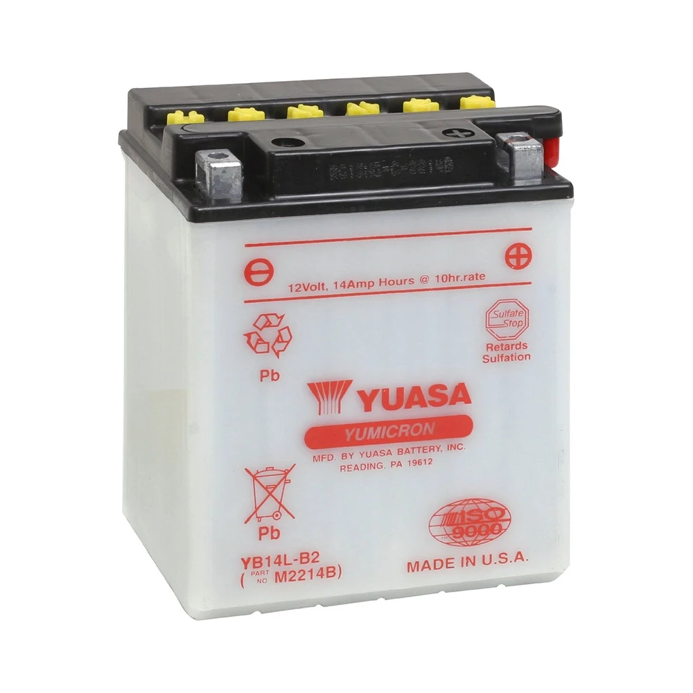 Batterie YB14L-B2  Yuasa offen ohne Säure