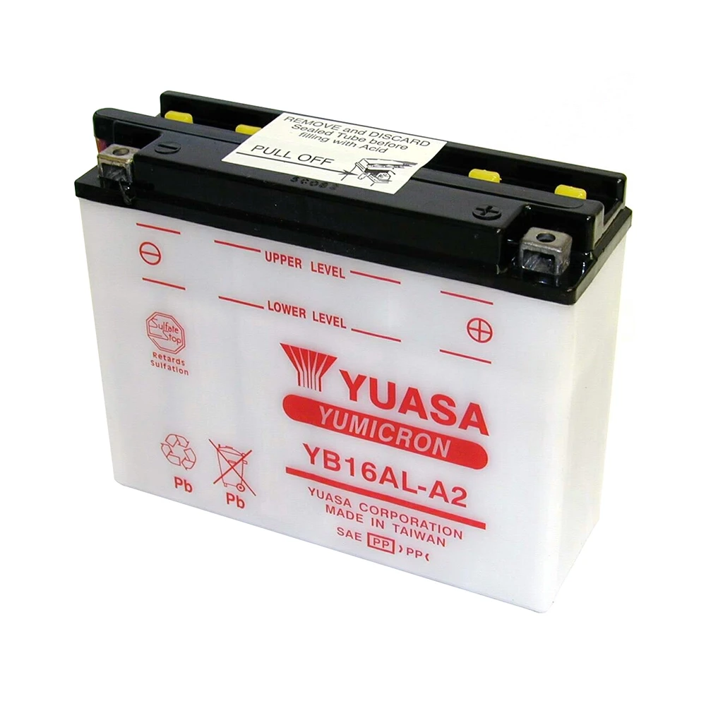Batterie YB16AL-A2  Yuasa offen ohne Säure