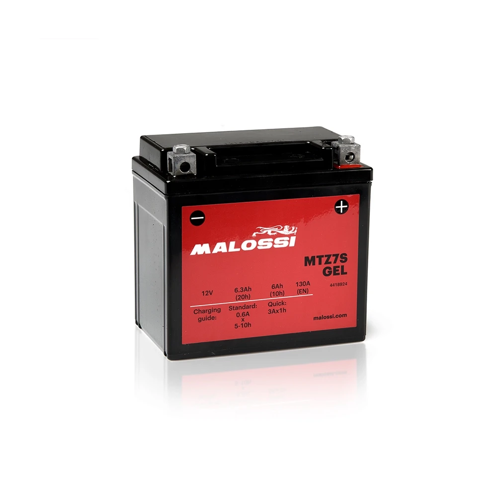 Batterie YTZ7S GEL Malossi (MTZ7S/YTX5L-BS/YTZ6V)