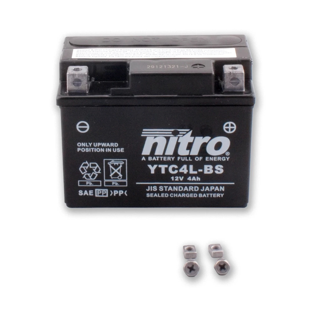 Batterie YTX4L-BS GEL AGM Nitro (YTC4L-BS / YT4L-BS / NT4L SLA)