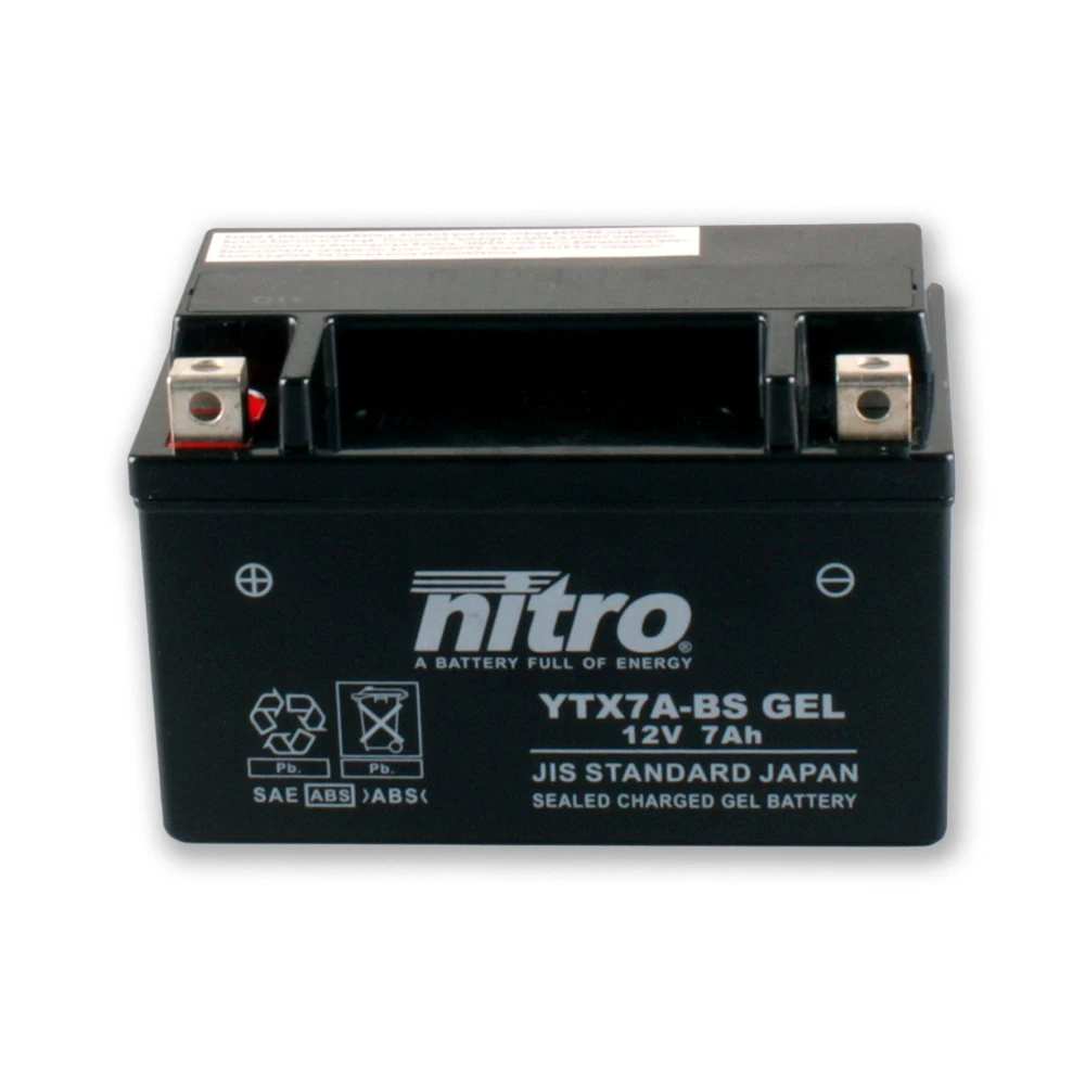 Batterie YTX7A-BS GEL AGM Nitro NTX7A SLA