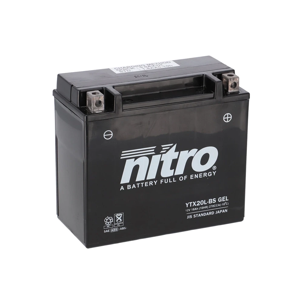 Batterie YTX20L-BS GEL Nitro AGM (NTX20L SLA)