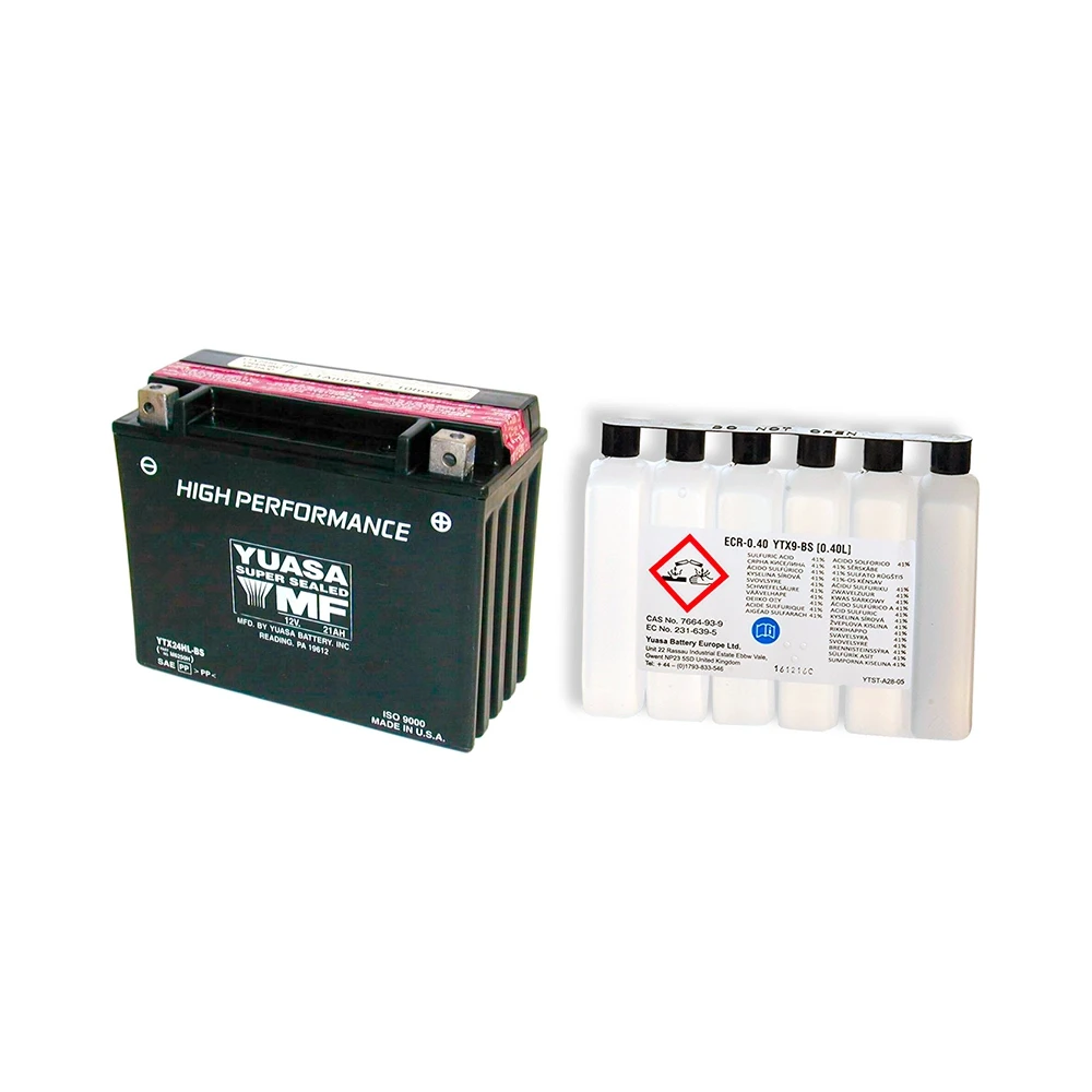 Batterie YTX24HL-BS Yuasa mit Säurepaket