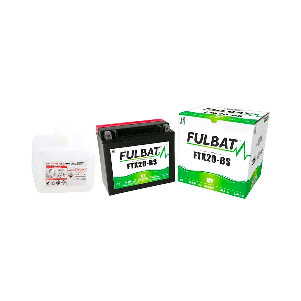 Batterie YTX20-BS FULBAT mit Säurepaket FTX20-BS