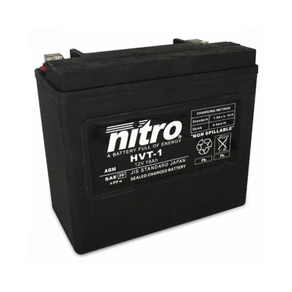 Batterie YTX20L-BS GEL Nitro Harley HVT 01 SLA (YTX20HL-BS)