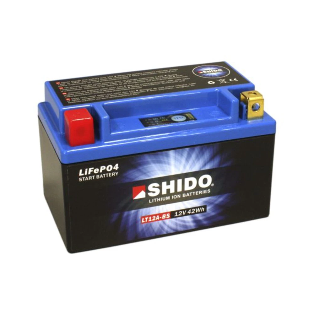 Batterie YT12A-BS SHIDO Lithium Ion (LT12A-BS)
