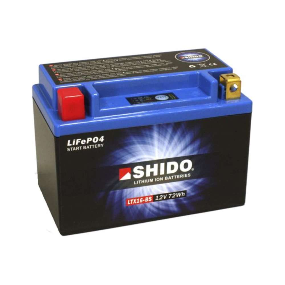 Batterie YTX16-BS SHIDO Lithium Ion (LTX16-BS)