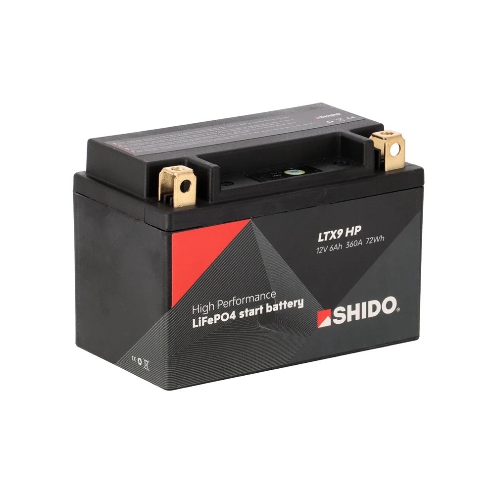 Batterie YTX9-BS HIGH-POWER SHIDO Lithium Ion LTX9 HP