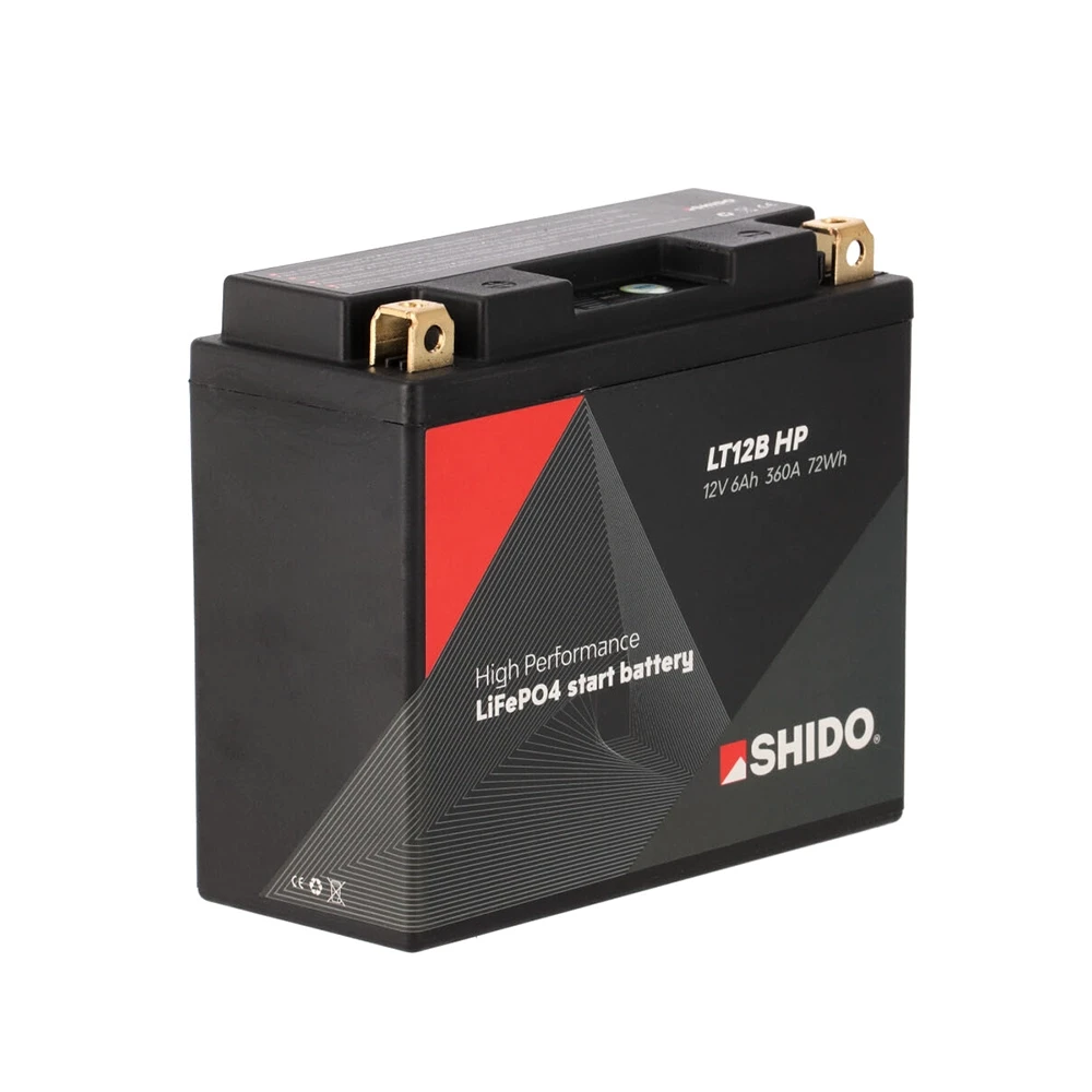 Batterie YT12B-BS HIGH-POWER SHIDO Lithium Ion LT12B HP