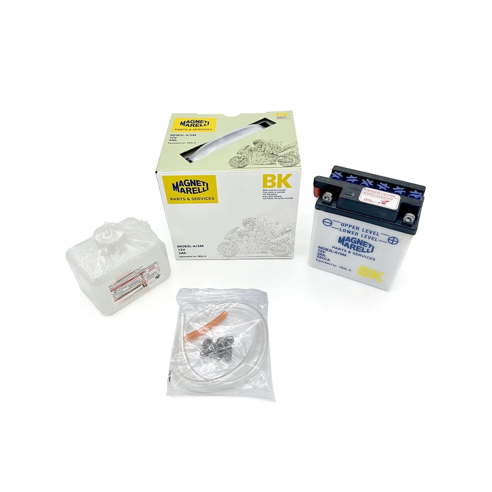 Batterie YB3L-A  MAGNETI MARELLI offen mit Säurepaket MOB3L-A-SM