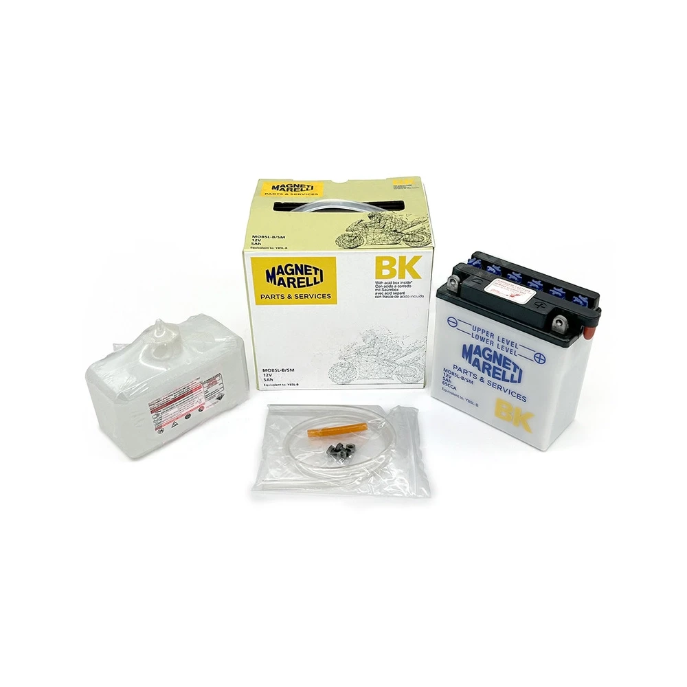Batterie YB5L-B  MAGNETI MARELLI offen mit Säurepaket MOB5L-B-SM