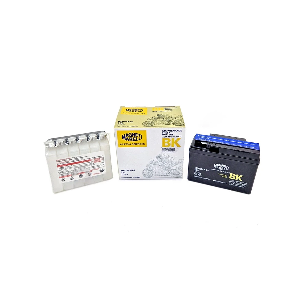 Batterie YTR4A-BS  MAGNETI MARELLI mit Säurepaket MOTR4A-BS