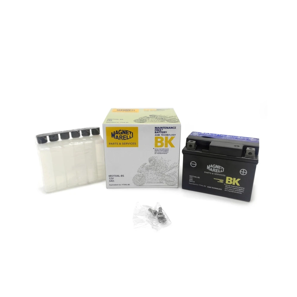 Batterie YTX4L-BS MAGNETI MARELLI mit Säurepaket MOTX4L-BS