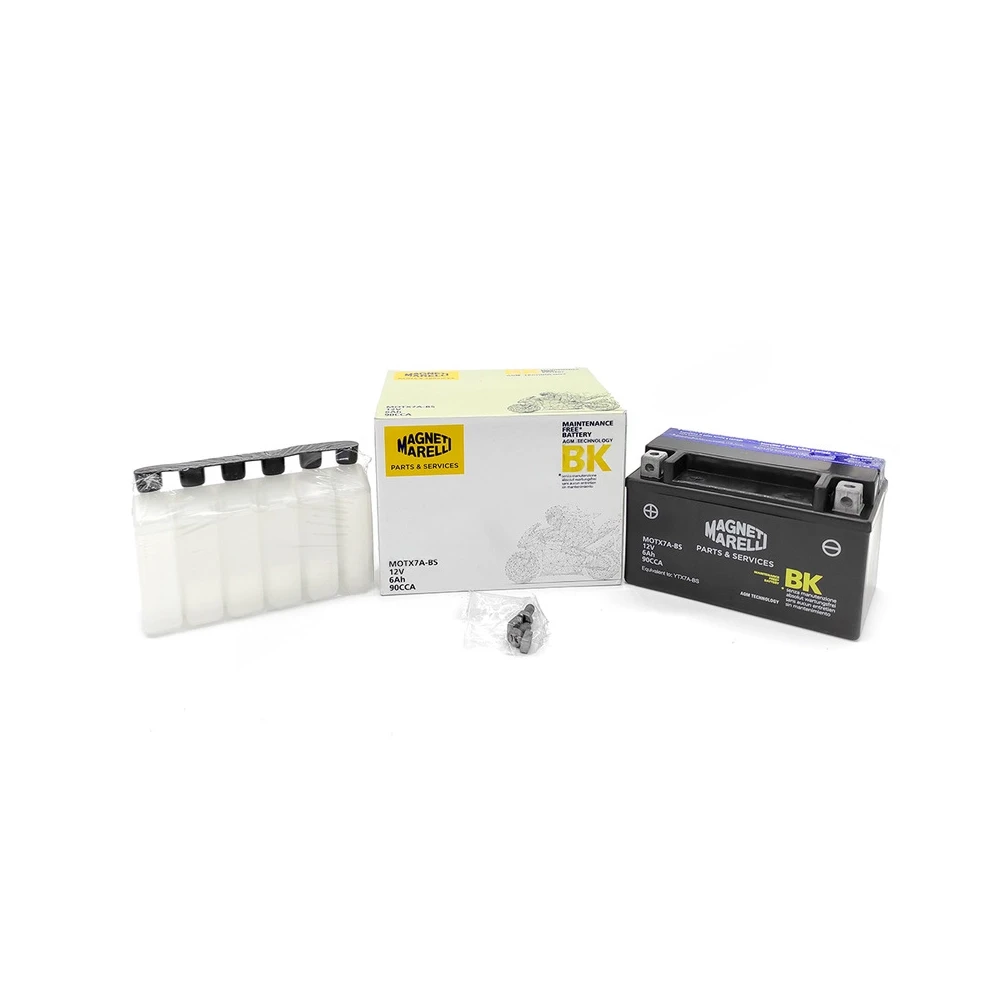 Batterie YTX7A-BS  MAGNETI MARELLI mit Säurepaket MOTX7A-BS